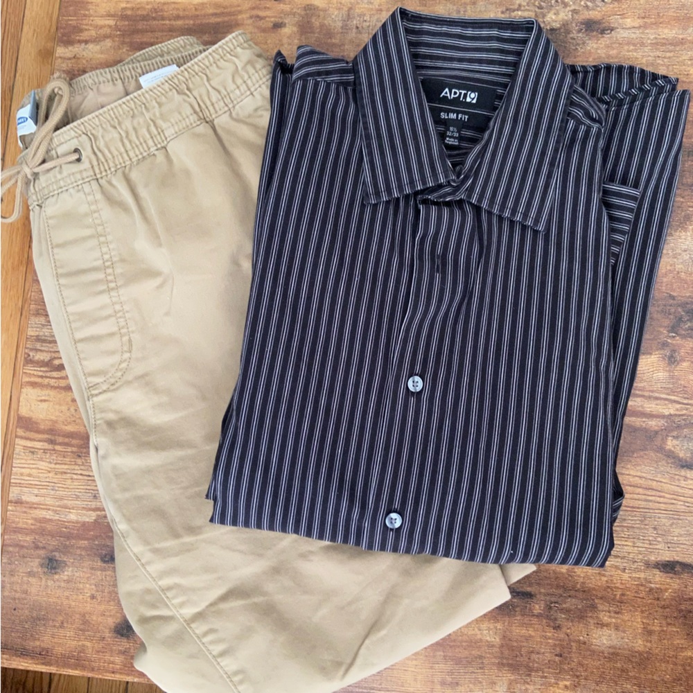 Apt 9 Long Sleeve Button Down